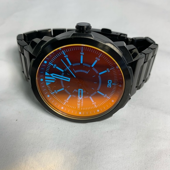 DIESEL Men's DZ1737 Machinus Black IP Watch - Picture 8 of 11